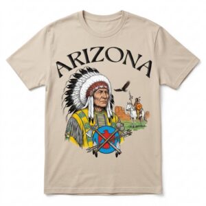 AZ Southwest Warrior Eagle Desert Graphic Tee
