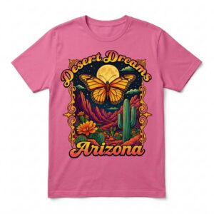 Arizona Desert Dreams Butterfly Unisex T-Shirt