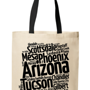 Arizona All Cities Tote Bag
