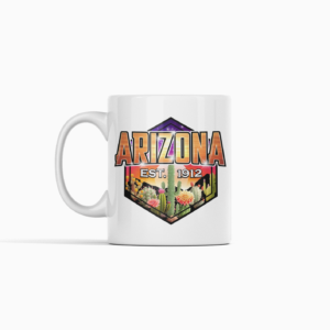 Arizona  Blooming Desert Cactus Coffee Mug