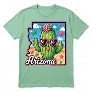 Arizona Cactus Sparkle in the Desert T-Shirt
