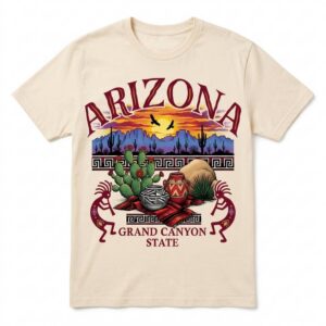 Arizona Desert Blooms with a Southwest Glow Tee