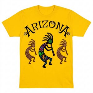Arizona Colorful Kokopelli Trio T-Shirt