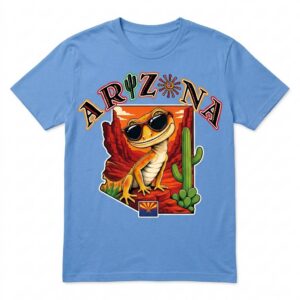 Arizona Desert Gecko Souvenir T-Shirt