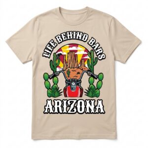 Arizona Behind Bars Motorcycle T-Shirt