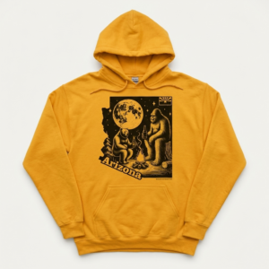 Arizona Bigfoot & Bear Hoodie — Campfire Beers Desert Night