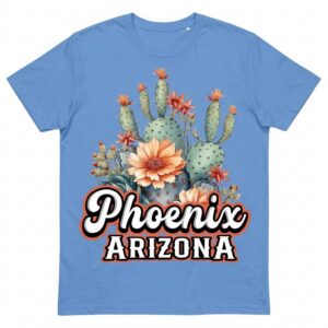 Phoenix Arizona Desert Cactus Floral T-Shirt