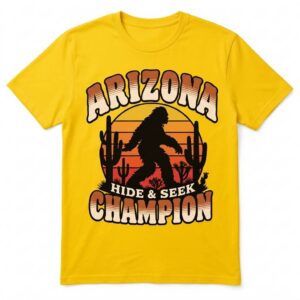 Arizona Hide & Seek Champion Bigfoot T-Shirt