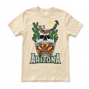 Southwest Swagger Arizona Skull & Cacti T-Shirt