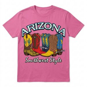 Arizona Southwest Style Cowboy Boots T-Shirt
