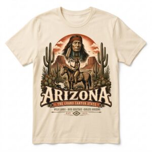 Arizona Native American Desert Warrior T-Shirt