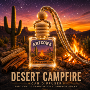 Desert Campfire Car Diffuser – Smoky Woods