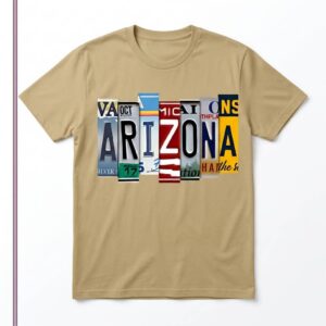 Arizona License Plate Collage T-Shirt