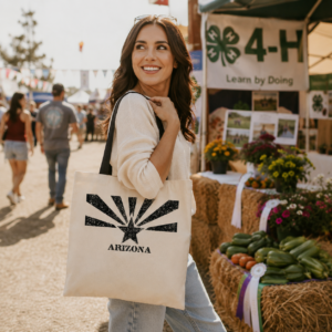Arizona State Flag Tote Bag