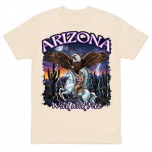 Arizona Eagle Native American Horse Graphic Tee