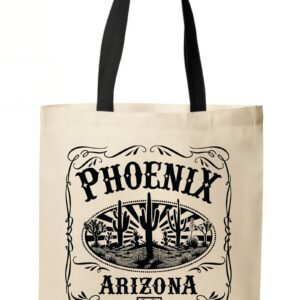 Phoenix Arizona Desert Wild West Whiskey Tote