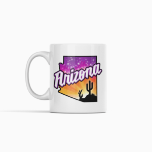 Arizona Stary Sunset Coffee Mug