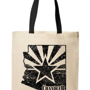 Arizona State Flag Outline Chandler Tote Bag