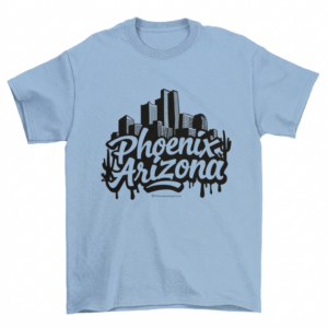 Phoenix Arizona Skyline Drip T-Shirt