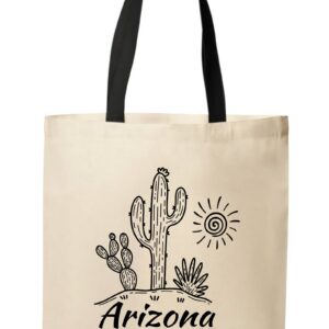 Desert Dream Arizona Cactus Tote