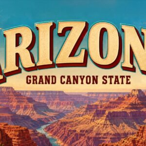 Arizona Grand Canyon State License Plate