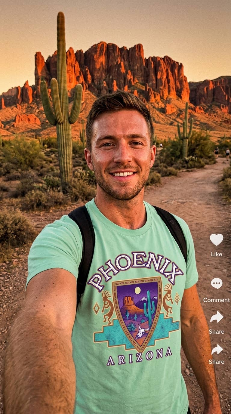 Phoenix Desert Legends Under Moon Tee - Image 3