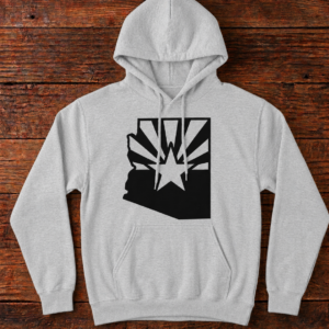 Arizona State Flag Map Hoodie