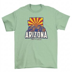 Arizona Flag Mountains in Arizona T-Shirt