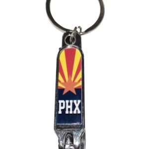 Phoenix Arizona Flag Nail Clipper Keychain