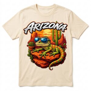 Funny Arizona Gecko Souvenir Shirt