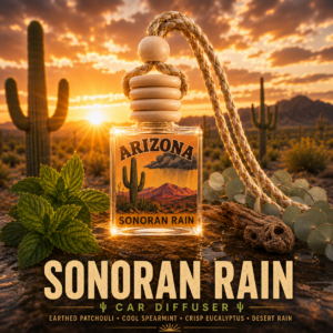 Sonoran Rain Car Diffuser – Desert Rain Scent