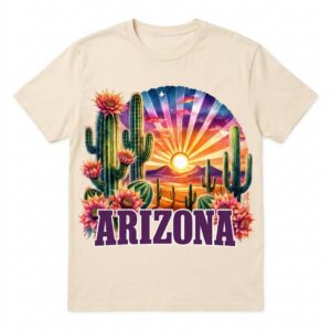 Arizona Desert Sunset Bloom T-Shirt