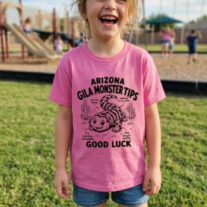 Arizona Gila Monster Tips Kids Tee | Funny Southwest Reptile