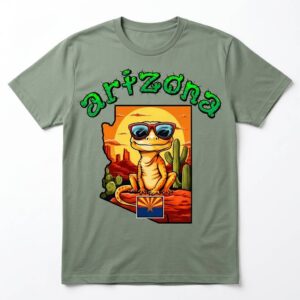 Funny Arizona Gecko Cacti Souvenir Shirt