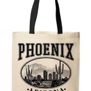 Classic Downtown Phoenix Skyline Tote