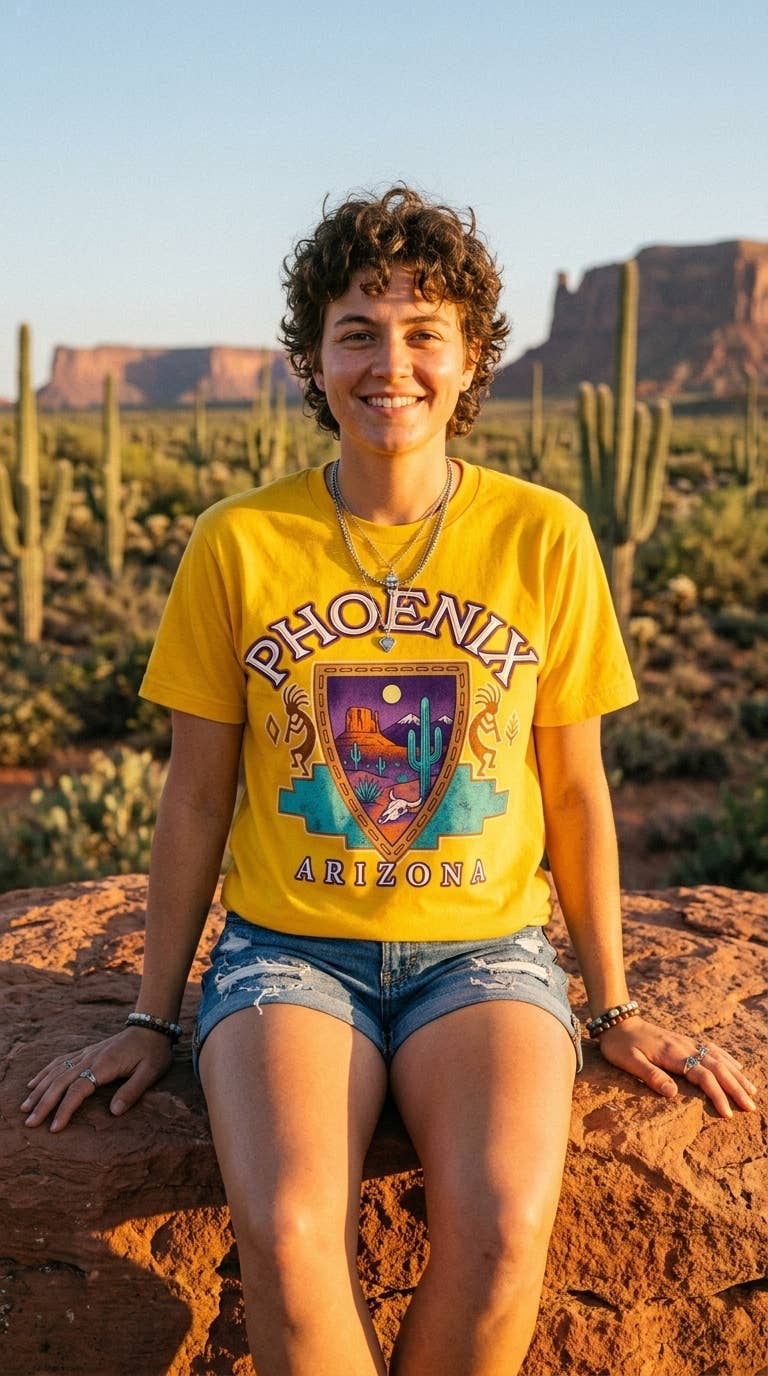 Phoenix Desert Legends Under Moon Tee - Image 2