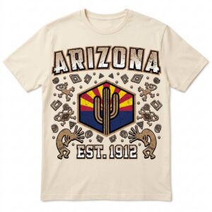 Arizona Kokopelli Petroglyph T-Shirt
