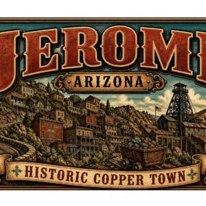 Jerome Arizona Historic Copper Town License Plate