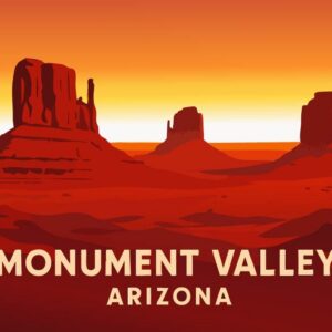 Monument Valley Arizona 2x3 Magnet