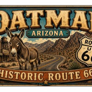 Oatman Arizona Historic Route 66 License Plate