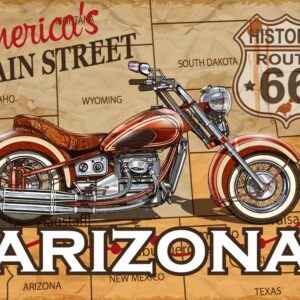 Route 66 America's Main Street Arizona 2x3 Magnet