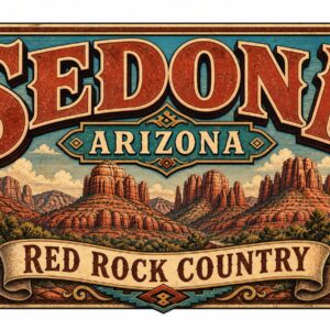 Sedona Arizona Red Rock Country License Plate