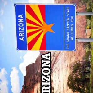 Welcome to Arizona Sign 2x3 Magnet